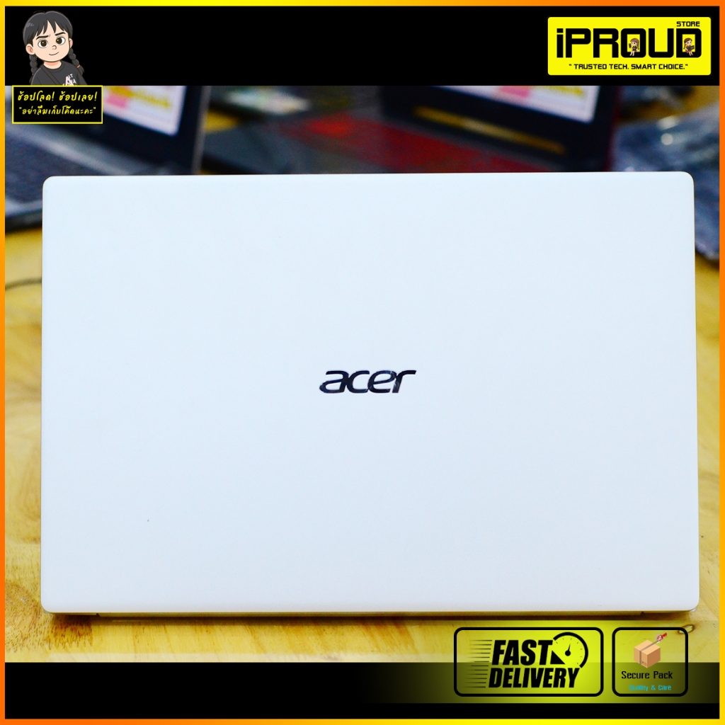 โน๊ตบุ๊คบางเบา Acer Swift 3 SF314-42-R0ND | Ryzen 5 4500U | RAM 8GB | SSD 512GB | จอ 14" FHD l แบต3ช