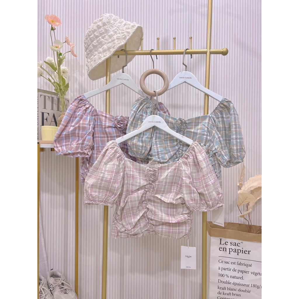 #1099เสื้อเชิ้ตลำลองสำหรับฤดูร้อน/ฤดูใบไม้ผลิ ครอปสม็อกด้านหลัง