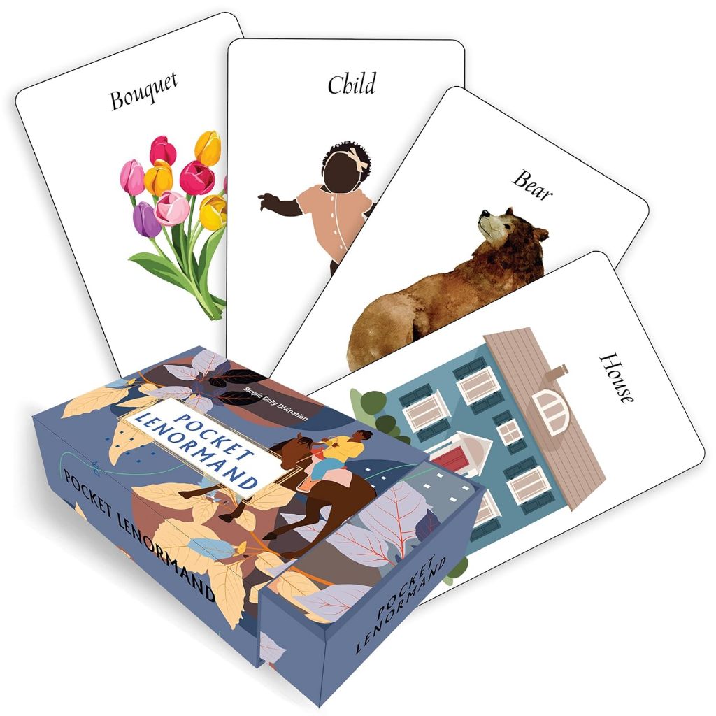 พร้อมส่งแท้ Pocket Lenormand: Simple Daily Divination ไพ่เลอนอร์มองด์