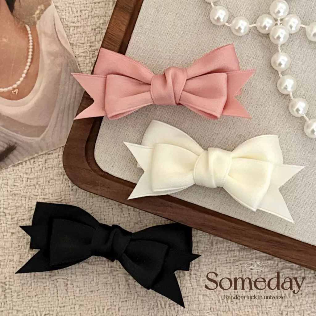 Cute 492 กิ๊บติดผม กิ๊บหนีบผมโบว์นูน ราคา / 1ชิ้น