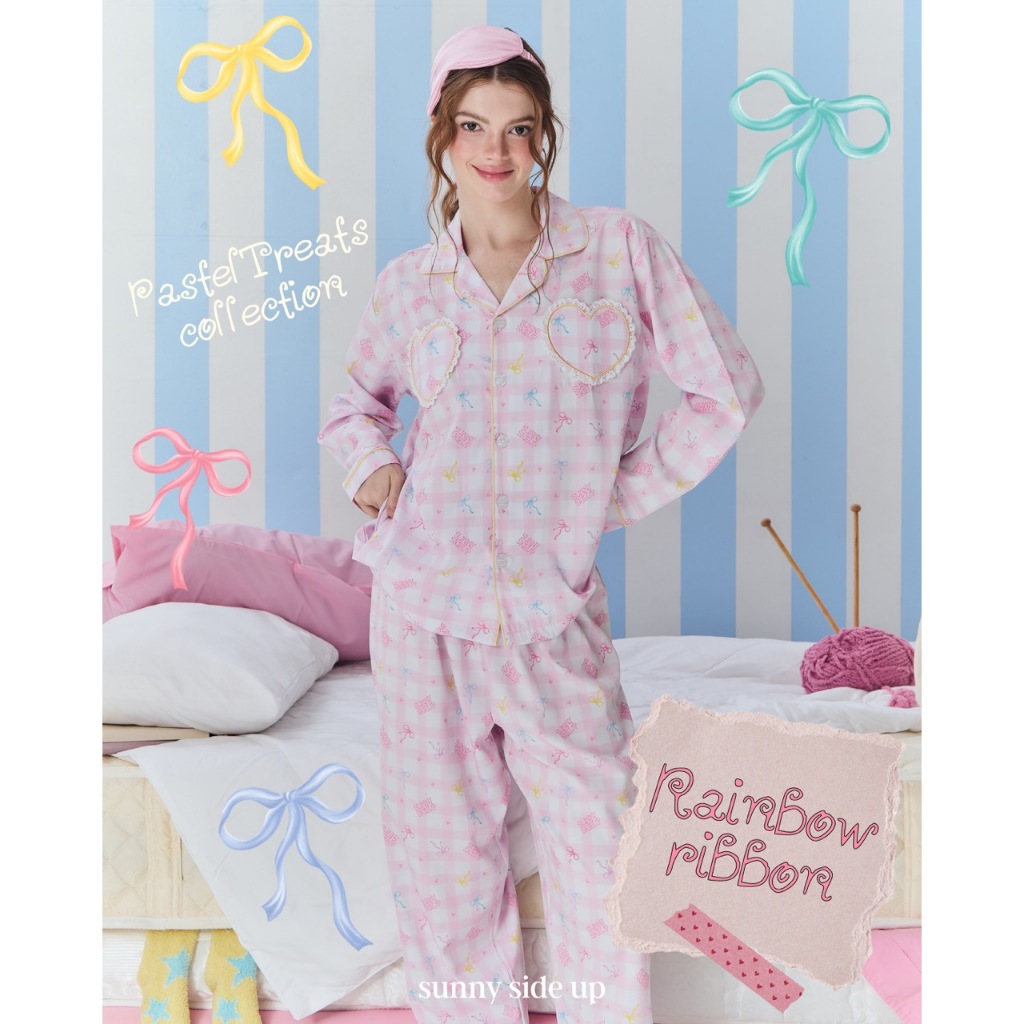 ชุดนอน Sunnysideup Rainbow Ribbon
