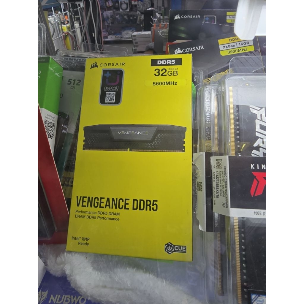 Ram DDR 5 bus 5600  คอแซร์ ประกัน Advice (32g) 16×2 มือ 2