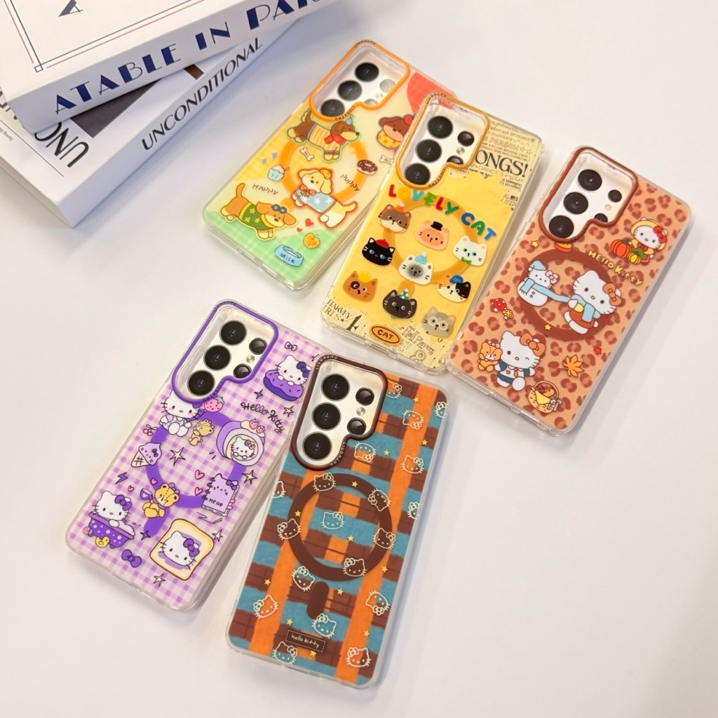 **Popphone** เคสแม่เหล็ก Magnetic Case ขอบนิ่มหลังแข็ง สำหรับรุ่น Samsung Galaxy S26Ultra