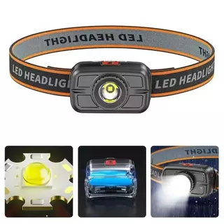 CRX [รุ่นใหม่]ไฟฉายคาดศีรษะขนาดเล็กแบบพกพาที่มีประสิทธิภาพ USB ชาร์จไฟได้ LED ไฟฉายคาดศีรษะกันน้ำกลางแจ้งแคมป์ปิ้งไฟตกปล