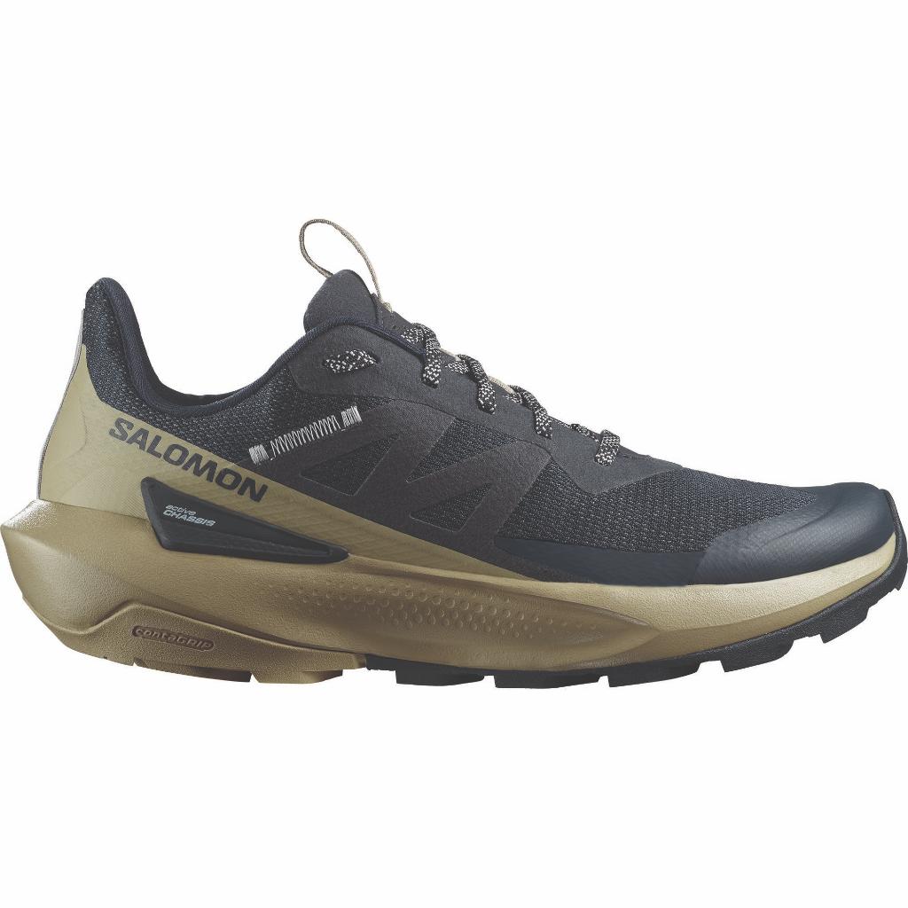 SALOMON ELIXIR ACTIV Carbon Slate Green Glacier Gray Men's Hiking Shoes รองเท้าเดินป่าผู้ชาย L474553