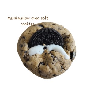 Marshmallow oreo soft cookies. ชิ้นละ 80 กรัม