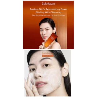 🧡(ใหม่)(โฟมล้างหน้า) Concentrated ginseng rejuvenating cleansing foam