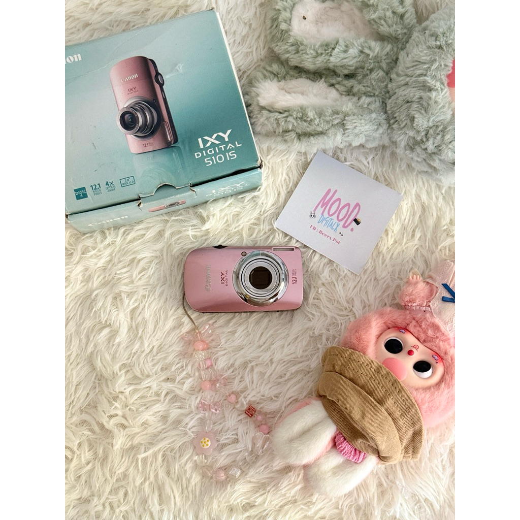 Canon ixy 510 is (pink) fullbox