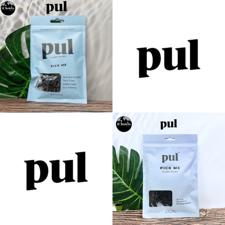 [PUL] Biodegradable Infused  50 Floss Picks ไหมขัดฟัน