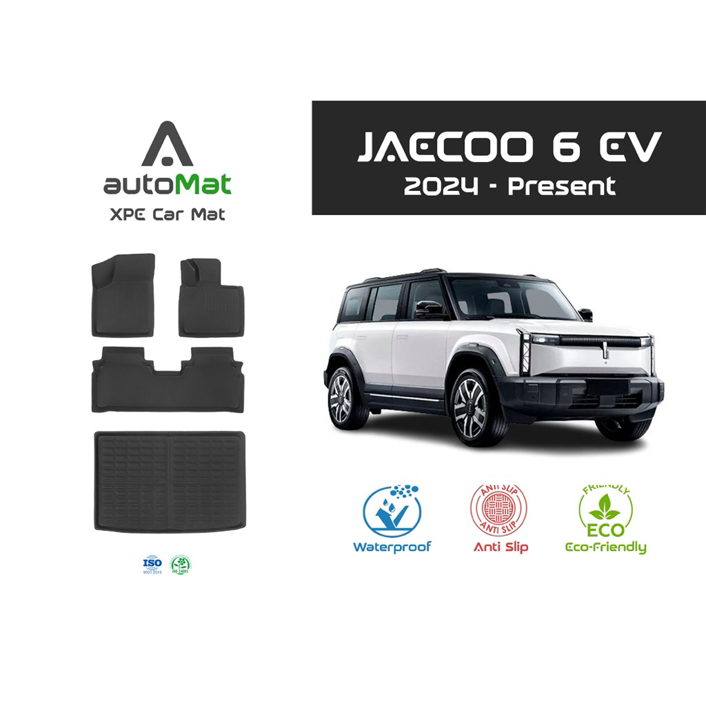 autoMat พรมปูพื้นรถยนต์ XPE Jaecoo 6 EV รุ่นปี 2024-ปัจจุบัน
