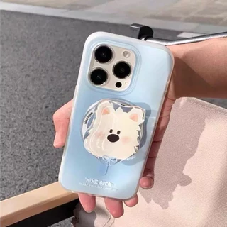 (ส่งทันที!) Supercase | ขาตั้งมือถือ แม่เหล็ก แถมแผ่นแม่เหล็ก Griptok Popsocket กริ๊บท็อก หมา แมว