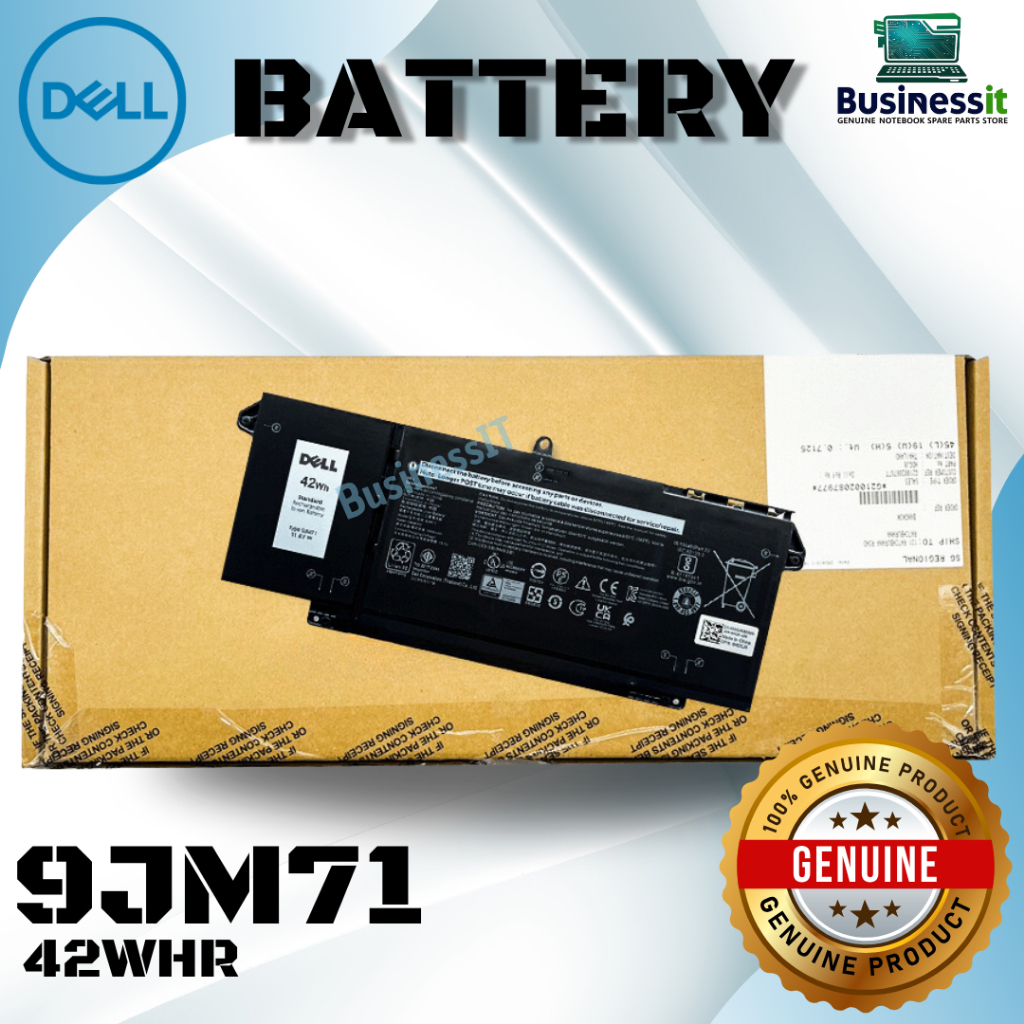Battery Dell latitude 5320 7320 7420 7520 แบตเตอรี่ เดล 9JM71 HDGJ8 แท้ ศูนย์ DELL Thailand