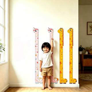 Wylpo สติ๊กเกอร์วัดส่วนสูง PVC.กันน้ำ สติ๊กเกอร์ติดผนัง Wall…