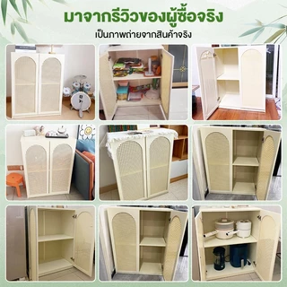 𝐌𝐈𝐂𝐈 ตู้ไม้ ตู้เก็บของใหม่ ตู้สำหรับบ้าน สไตล์เรียบง่าย ความจุขนาดใหญ่ รับน้ำหนักได้ดี