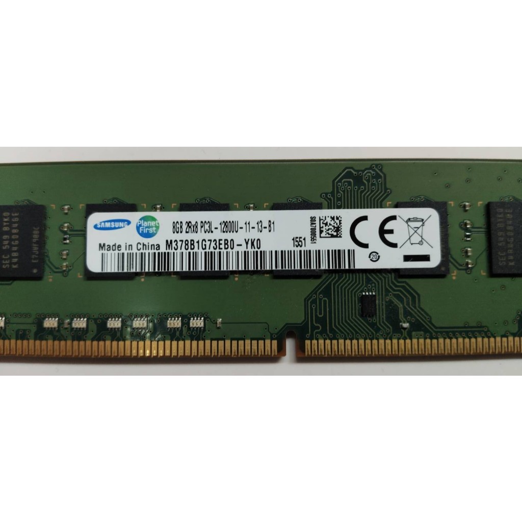 RAM Samsung 8 GB. 2Rx8 PC3L Lifetime