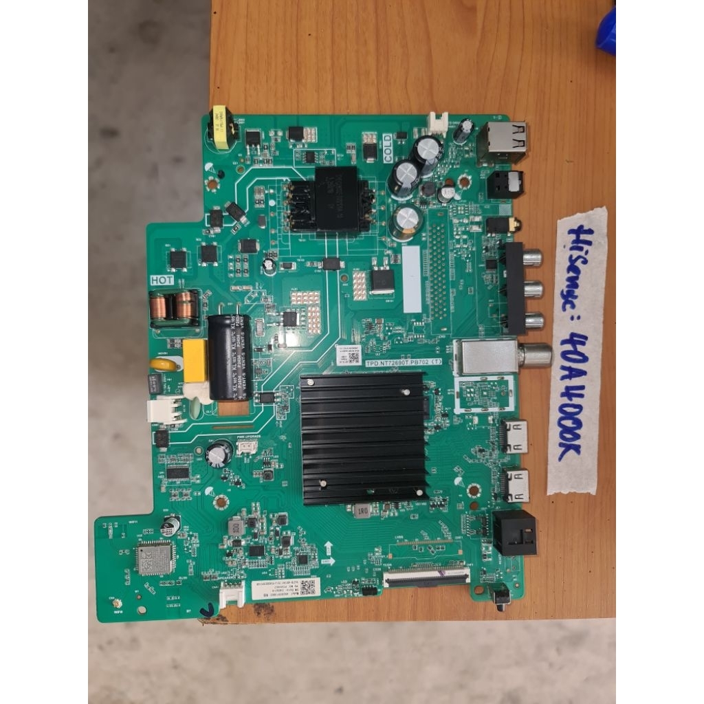 เมนบอร์ดทีวีHisense รุ่น40A4000k