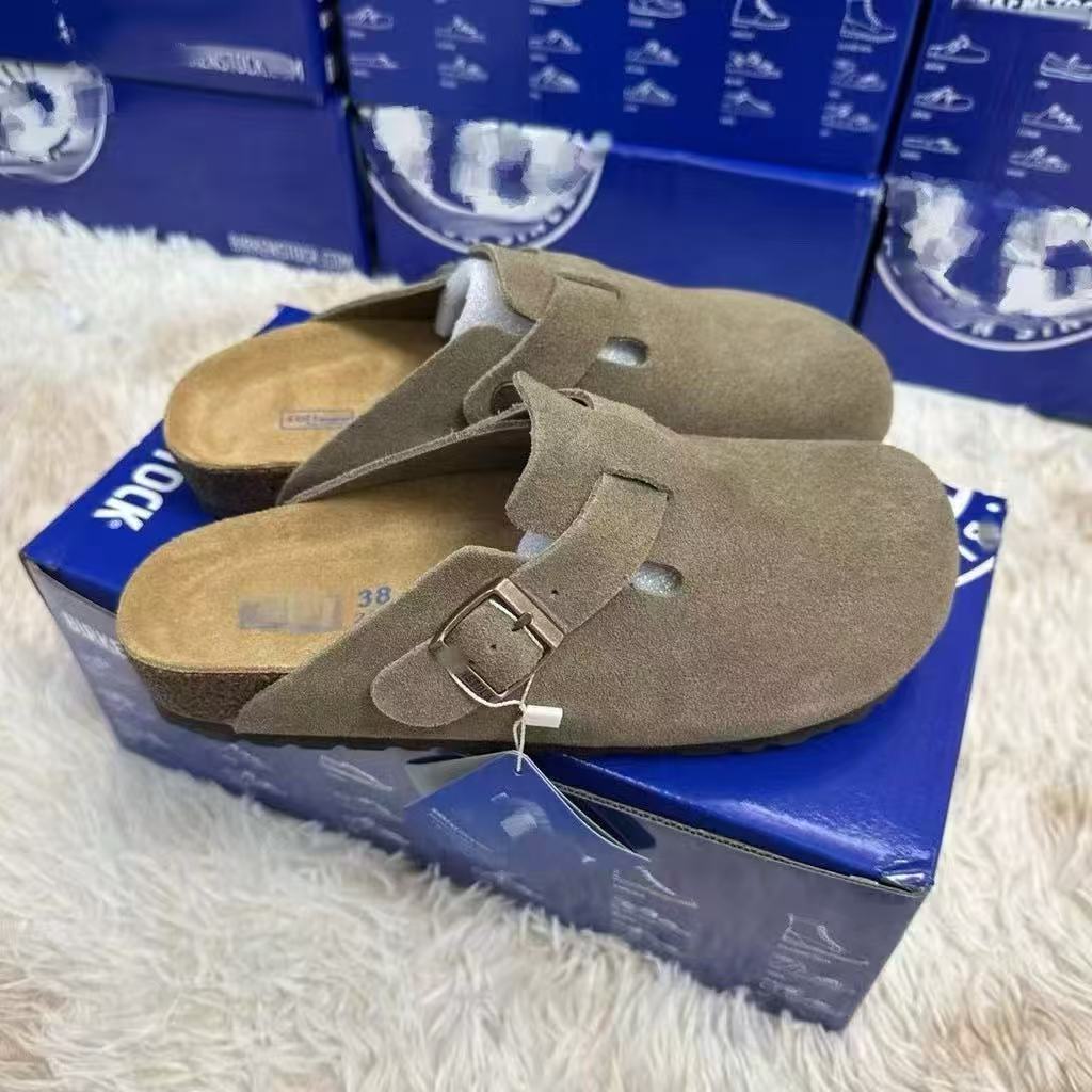 รองเท้าBirkenstock หนังแท้ ระบายอากาศดี พื้นนุ่ม รองรับฝ่าเท้า สินค้าพร้อมส่งในไทย รองรับการชำระเงินผ่อนผันบัตรเครดิต