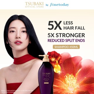 TSUBAKI ซึบากิ พรีเมียม อีเอ็กซ์ แฮร์ ฟอล แคร์ แชมพู 450ml สูตรเพื่อฟื้นบำรุงผมขาดหลุดร่วง