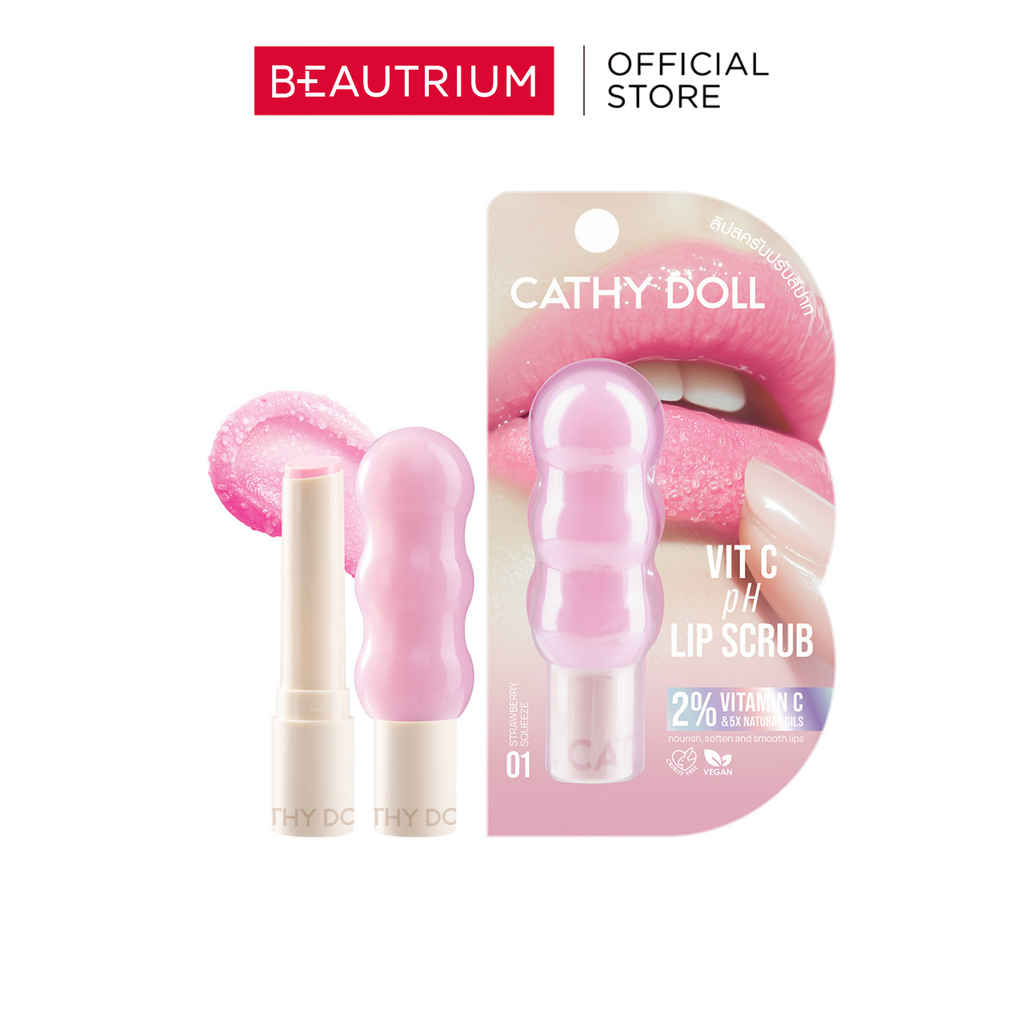 CATHY DOLL Vit C pH Lip Scrub ลิป 2.3g