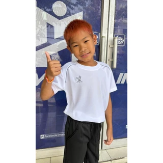 เสื้อกีฬาเด็กยี่ห้อ FlyHawk C970 คอกลม