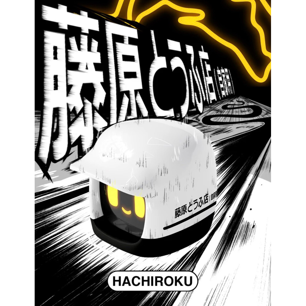 ⚡️⚡️พร้อมส่ง⚡️⚡️ Dasai Mochi X Fujiwara AE86 hachiroku Initial D สาย JDM ไม่ควรพลาด