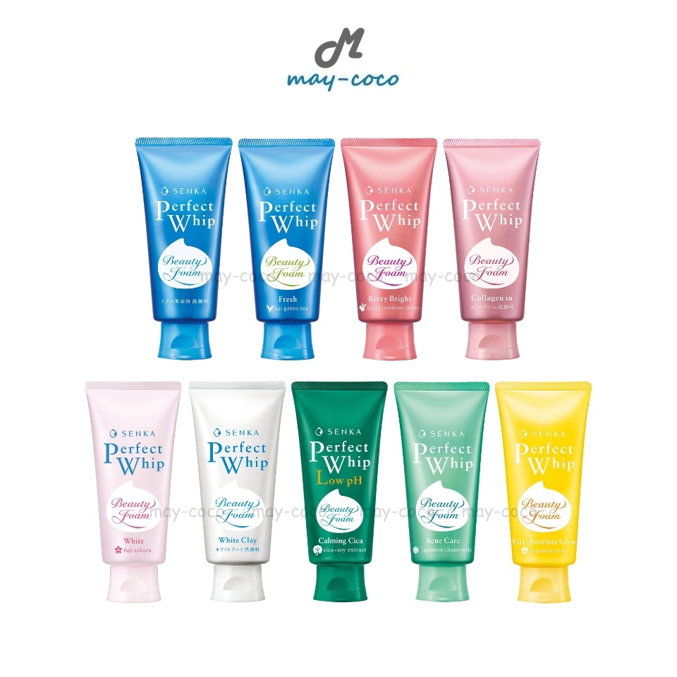 ถูก/แท้/มีไลฟ์ โฟม Senka Perfect Whip โฟมเซนกะ เพอร์เฟ็ค วิป โฟมล้างหน้า เซนกะวิป เพอร์เฟควิป