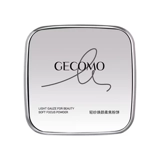 M496 GECOMO แป้งพัพเบลอรูขุมขน ปกปิดคุมมัน เนื้อละเอียด ปรับผิวให้เรียบเนียน ติดทนนาน