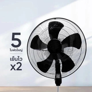 พัดลมตั้งพื้น ใบพัด 20 นิ้ว ปรับแรงลมได้ 3 พัดลม Stand Fans ปรับความสูงได้ พัดลมอุตสาหกรรม