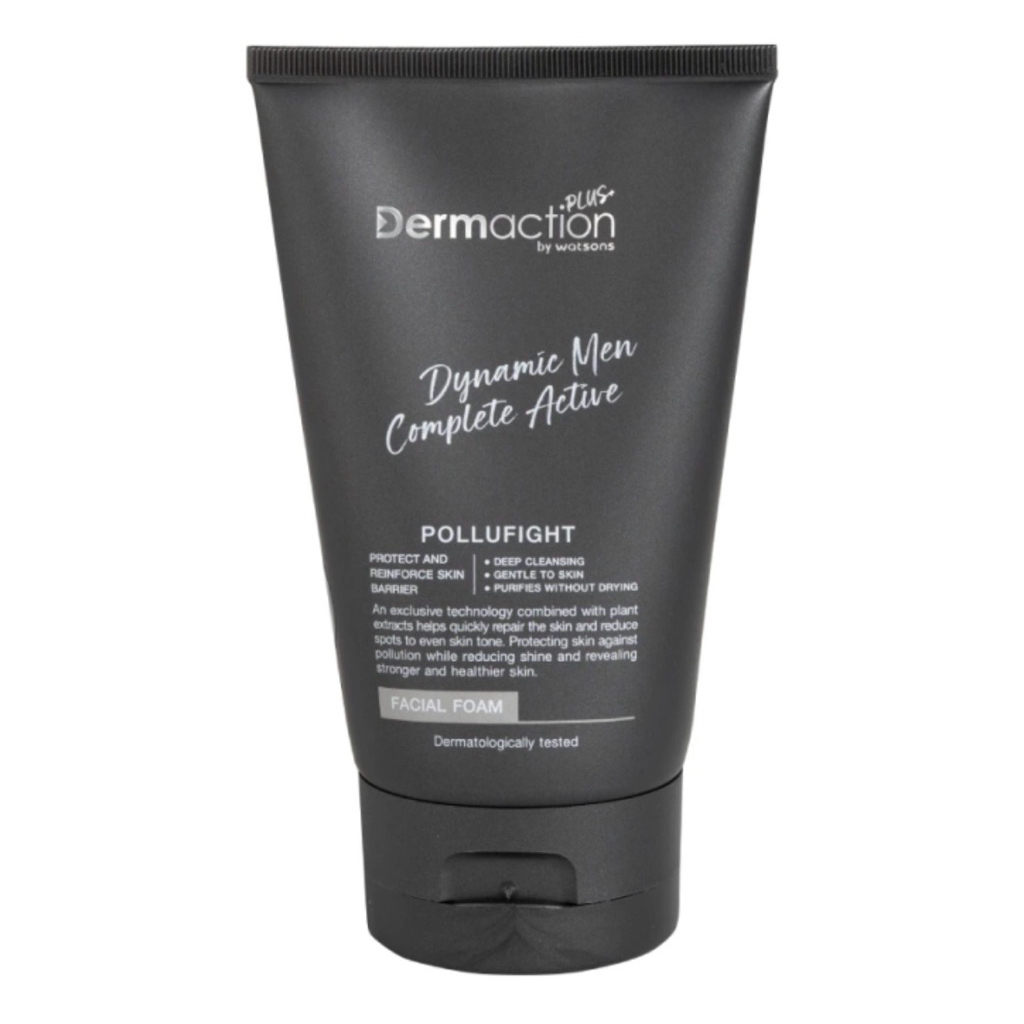 Dermaction Plus by Watsons ไดนามิค เมน คอมพลีท แอคทีฟ เฟเชียล โฟม 100มล.