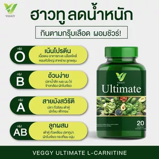 [6 แถม 2] Veggy Ultimate ตัวฮิต! ผักรวมในเม็ดเดียว สายสุขภาพต้องมี มาพร้อมน้ำมันมิกซ์ ระงับความอยาก