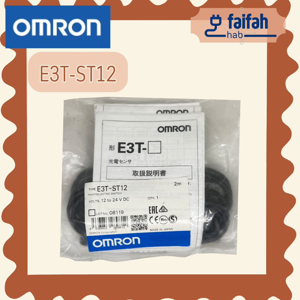 OMRON Inductive Proximity Sensor E3T-ST12 ของแท้