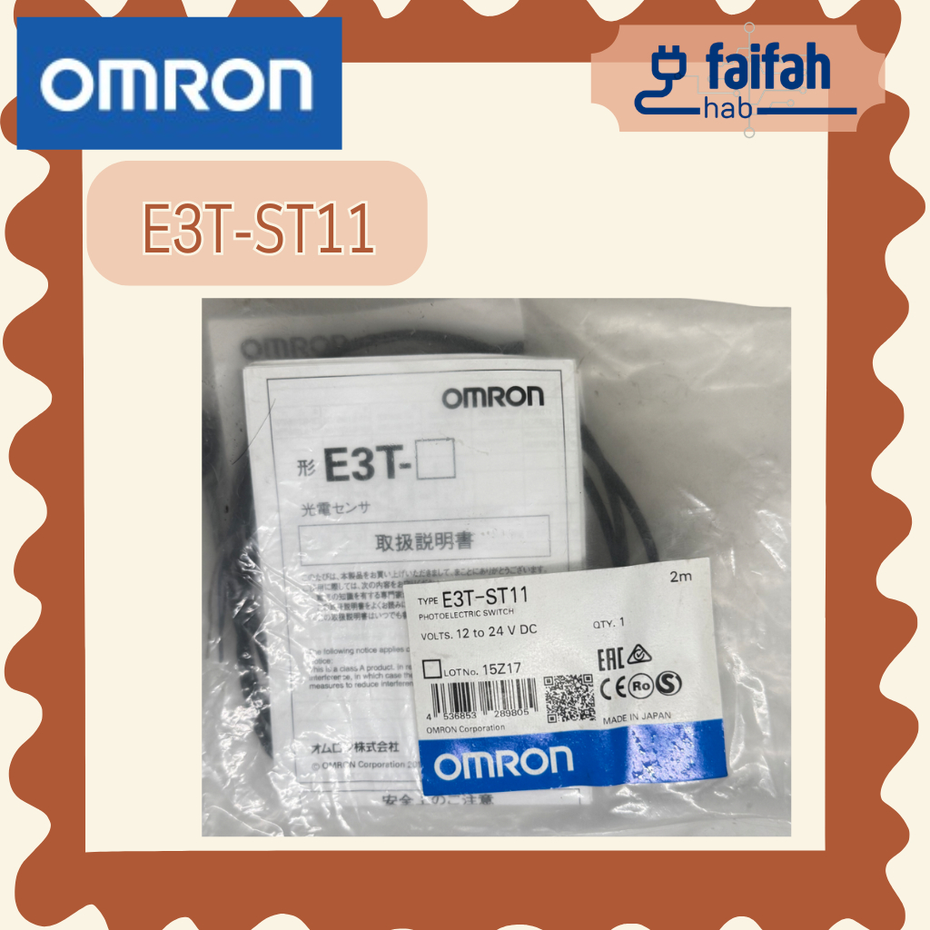 OMRON Inductive Proximity Sensor E3T-ST11 ของแท้