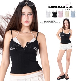 Sugar bite เสื้อสายเดี่ยวปัก