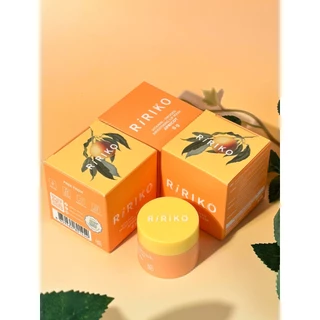 RIRIKO VITAMIN-INFUSED SMOOTHING LIP MASK APRICOT - ริริโกะ วิตามิน อินฟิวส์ สมูทติ้ง ลิป มาส์ก แอปริคอต 8g