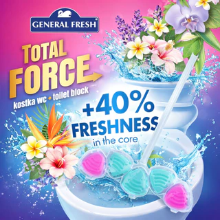 FORCE ผลิตภัณฑ์ทำความสะอาดโถสุขภัณฑ์ ก้อนทำความสะอาดชักโครก ดับกลิ่นไม่พึงประสงค์ 40-50 กรัม