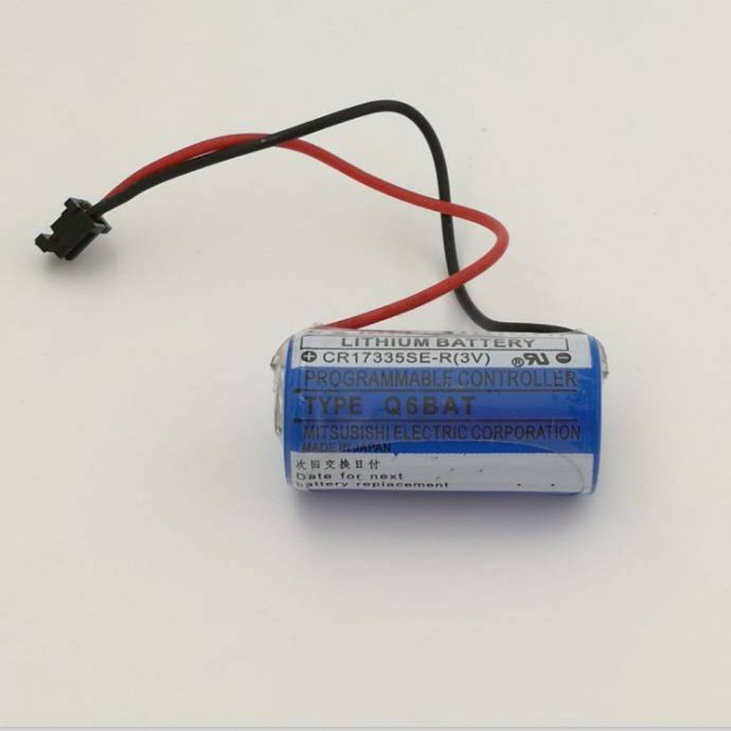 Q6BAT คือแบตเตอรี่สำรองข้อมูล (Lithium Backup Battery) สำหรับ Mitsubishi MELSEC-Q Series PLC 