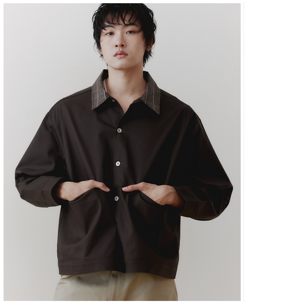 LUCKY LOVE JACKET (BROWN) - เสื้อคลุมแขนยาว