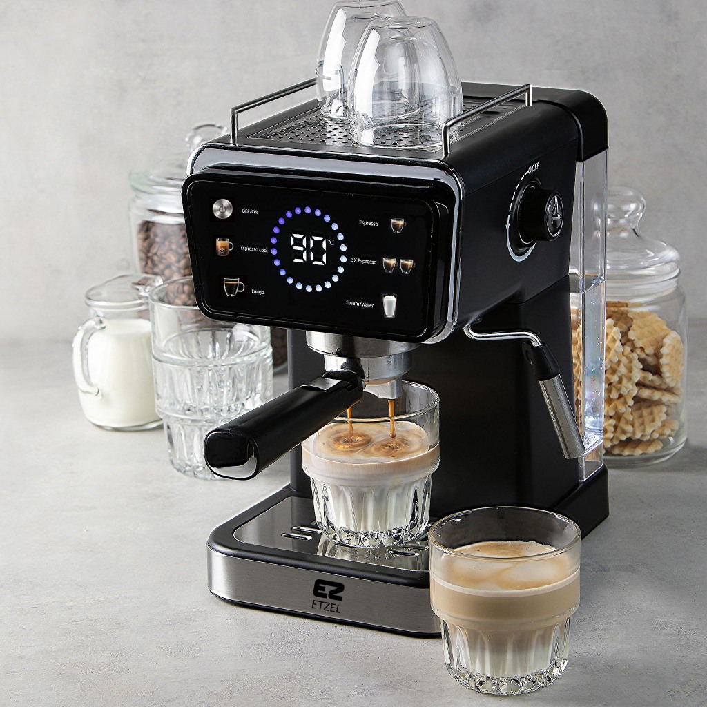 ETZEL เครื่องชงกาแฟ หน้าจอสัมผัส 20 Bar รุ่น SN5082 (ชงแคปซูลได้)