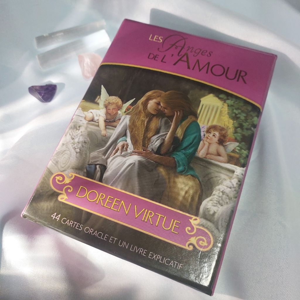 Les Anges de l’Amour 💘 Romance Angels (FR) ขอบทอง Rare Edition ไพ่ความรัก นำเข้ายุโรป ของแท้ สภาพสะส