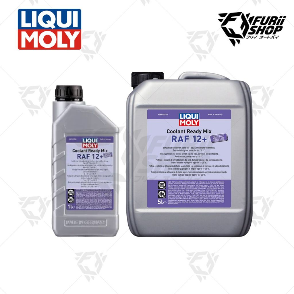 น้ำยาหล่อเย็น LIQUI MOLY : COOLANT READY MIX RAF 12 PLUS