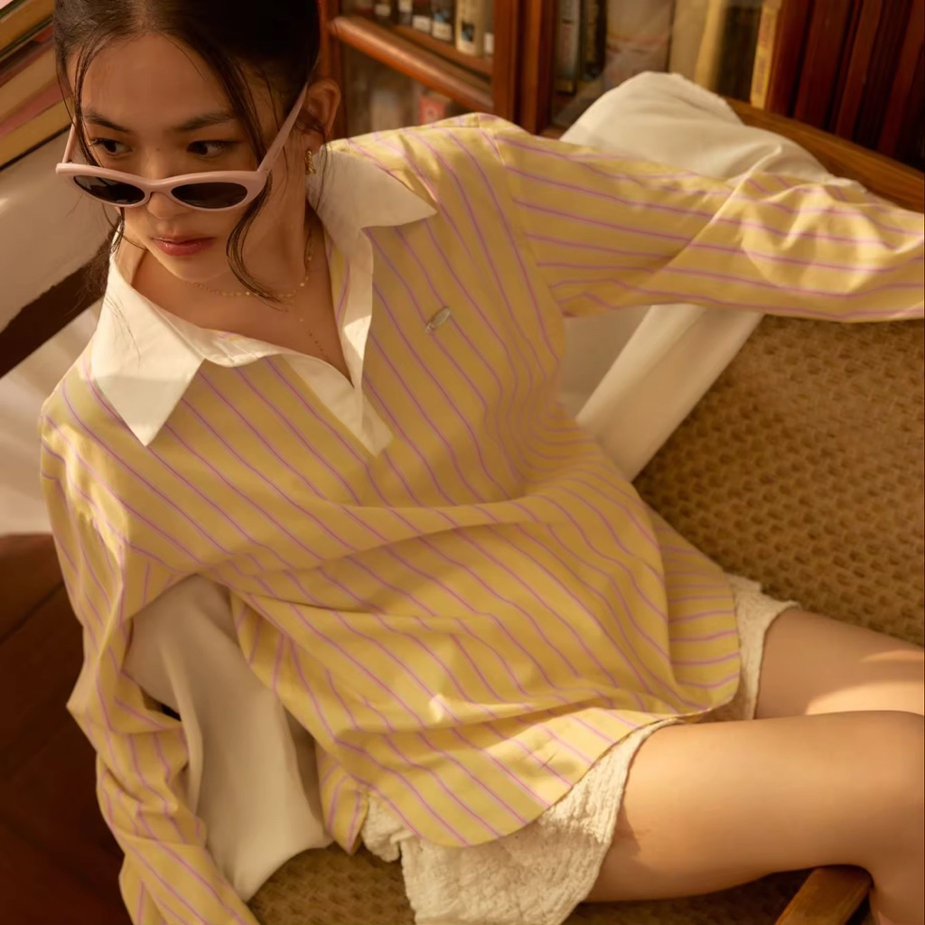 lookbooklookbook rugby top เสื้อแขนยาว 〰️ มีหลายสี