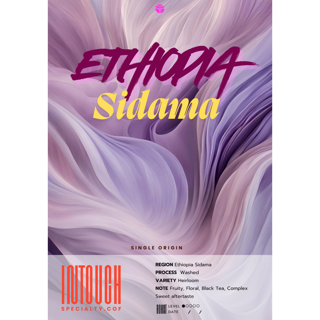 เมล็ดกาแฟ ETHIOPIA SIDAMA คั่วอ่อน ขนาด 100 กรัม [Intouch Roaster]