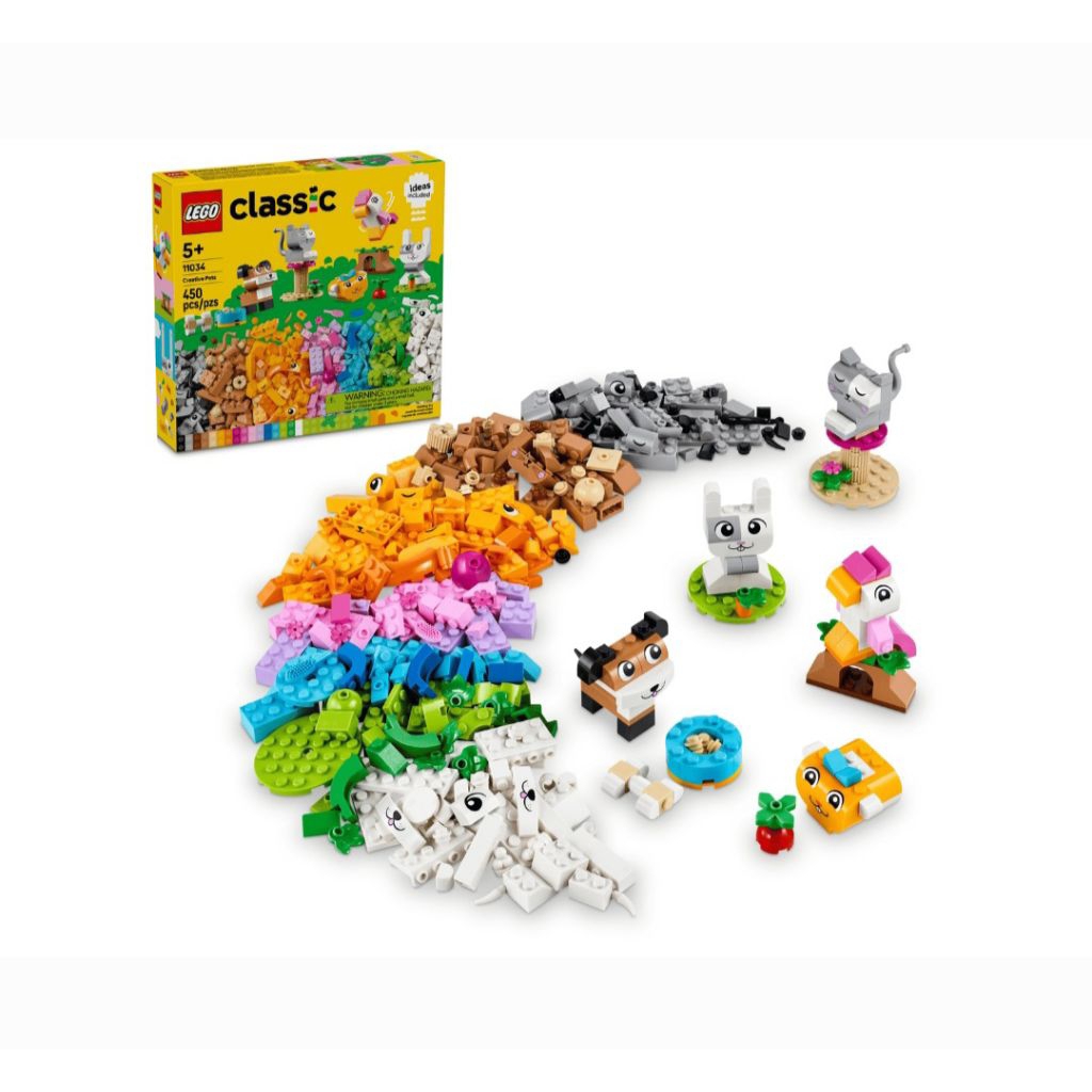 LEGO Classic Creative Pets Buildable Animal Toy – 11034