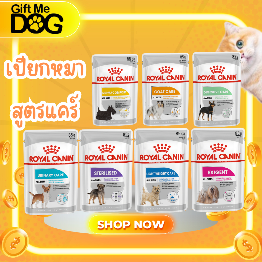 Royal Canin Pouchสุนัขสูตรแคร์ บำรุงเฉพาะด้าน ยกโหล