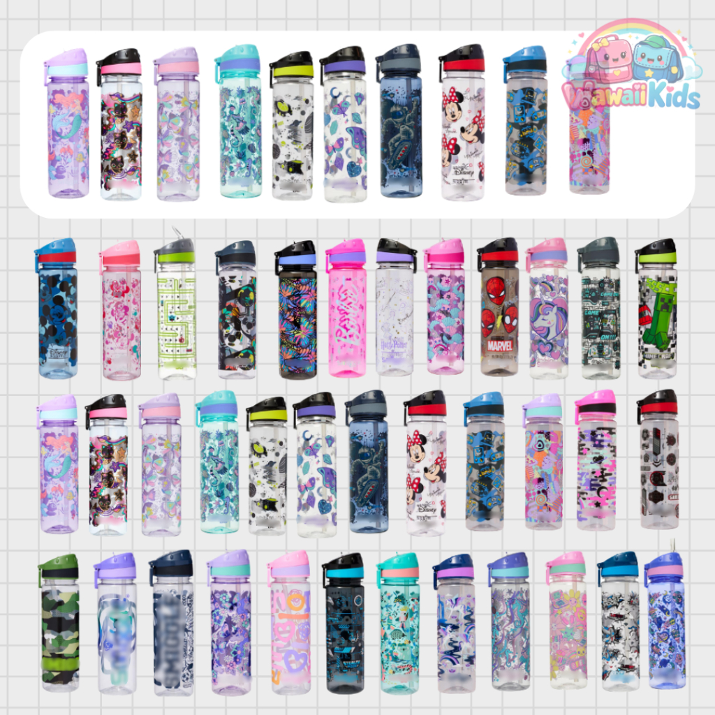 🧃ขวดน้ำพลาสติก ขวดน้ำ กระติกน้ำ🧃Plastic Drink Bottles ขนาด 650-700 ML แบบกดเด้ง-งัด-สเปรย์ 
