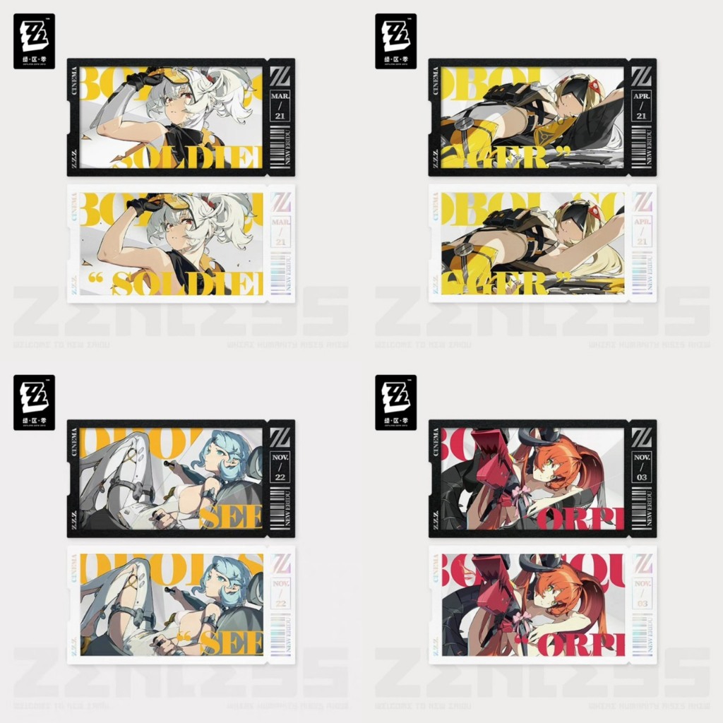 [ พร้อมส่ง / Official ] Zenless Zone Zero Mindscape Card Set - Obol Squad ZZZ เซ็ตการ์ด Mindscape ฝ่