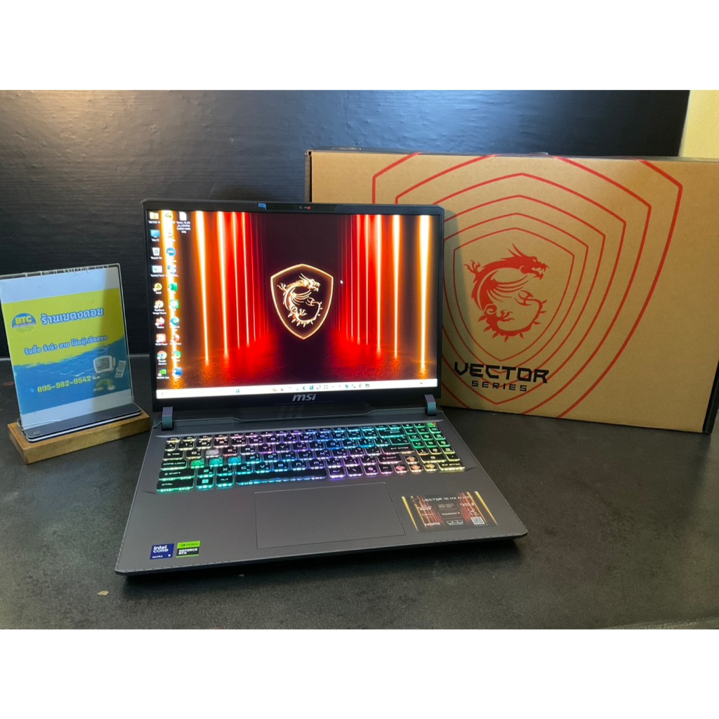 MSI Vector 16 HX AI A2XWIG-078TH มือสอง เหมือนใหม่ เพิ่งซื้อ