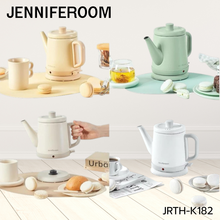 JENNIFEROOM By locknlock กาต้มน้ำไฟฟ้า Mini Macaron Kettle 0.8 ลิตร รุ่น JRTH-K182