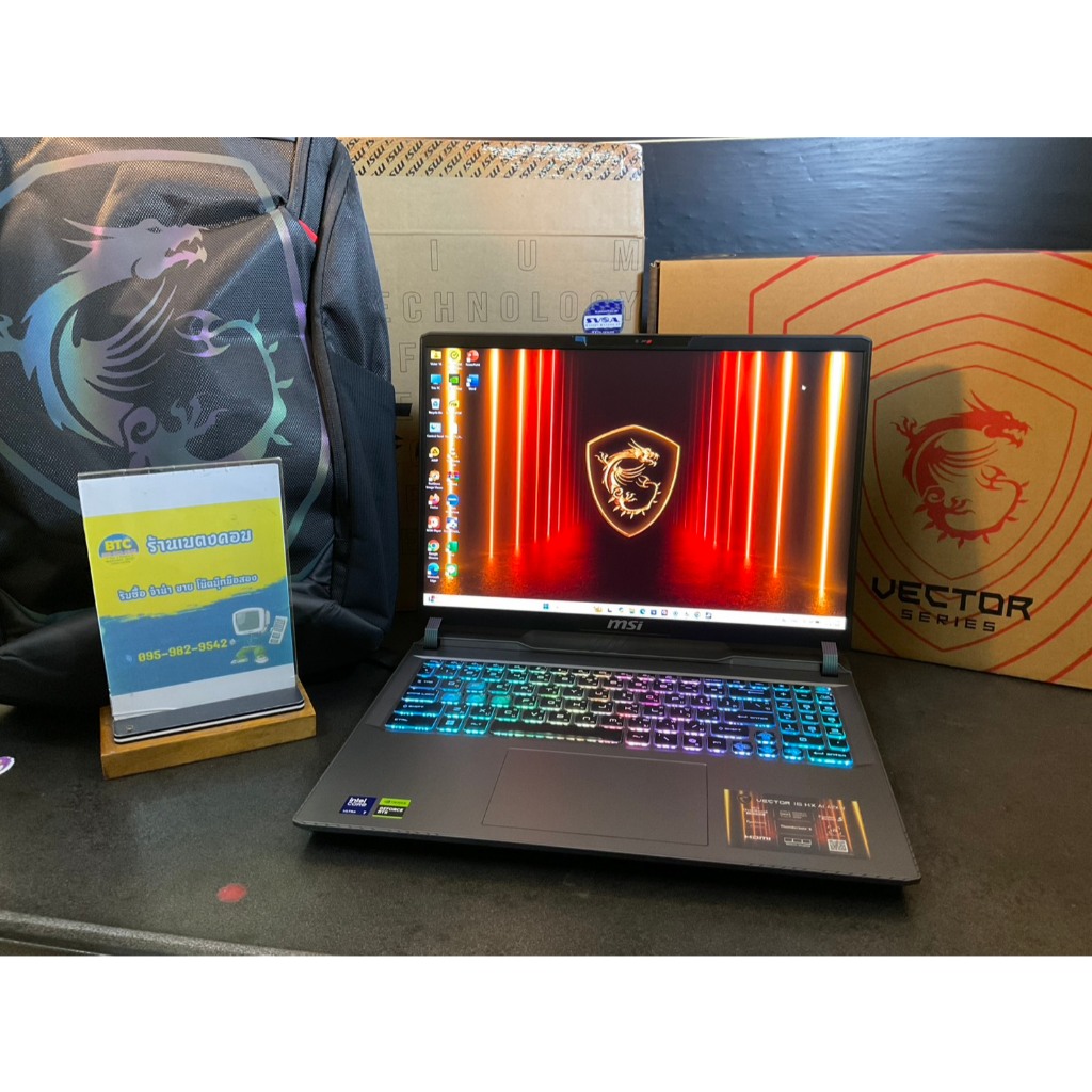 MSI Vector 16 HX AI A2XWHG-253TH มือสอง เหมือนใหม่ เพิ่งซื้อ