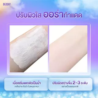 กันแดดโทนอัพดีเซ้ย์ Deesay Sun Day Tone Up Body Serum SPF50 PA++ 80g.